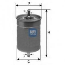 filter goriva UFI 24.400.00